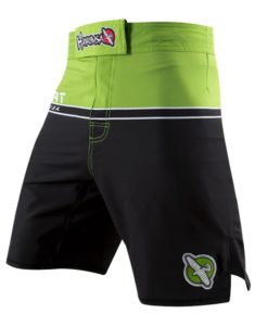 hayabusa-sport-shorts-green-front-left