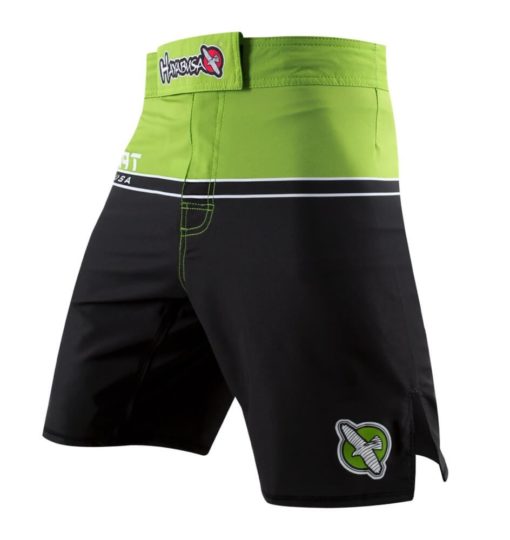 hayabusa-sport-shorts-green-front-left