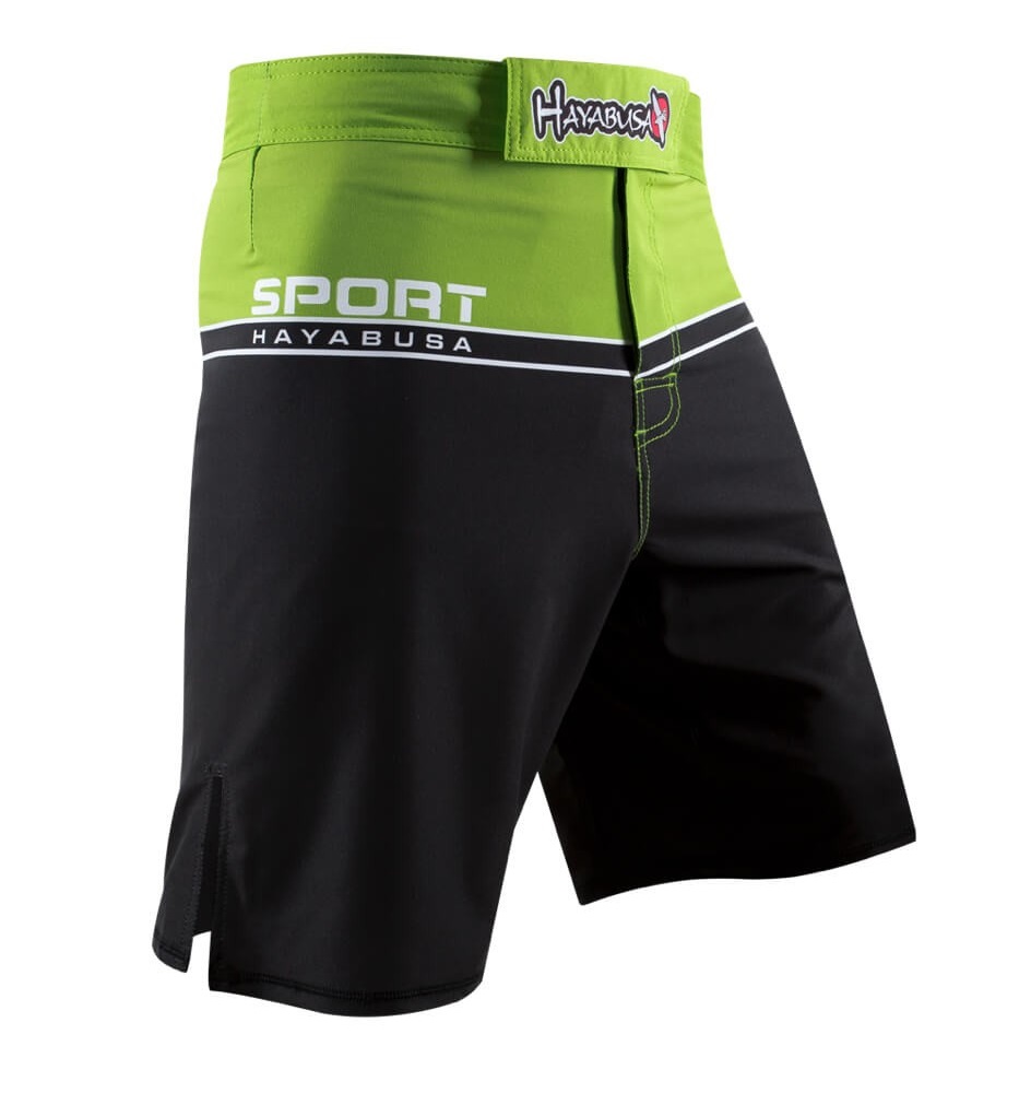 hayabusa-sport-shorts-green-front-right