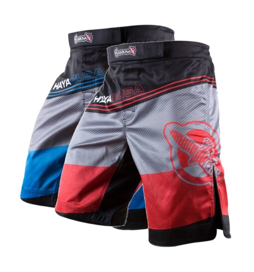 kyoudo shorts red-blue