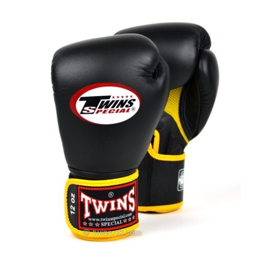 Twins--BGVLA-1-Twins-Black-Yellow-Air-Boxing-Gloves