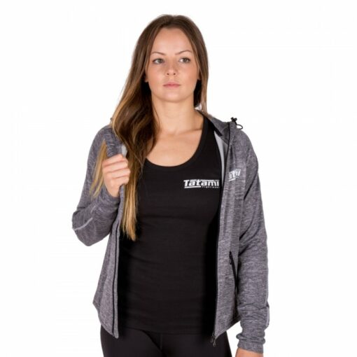 ladie zip up grey 4