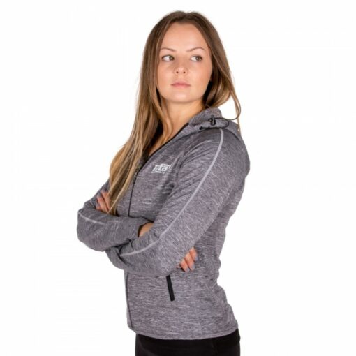 ladie zip up grey 1