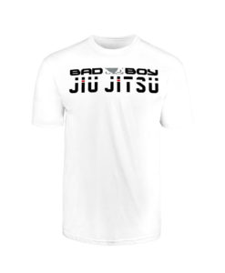 t-shirt bad boy jiu jitsu discipline blanc 1