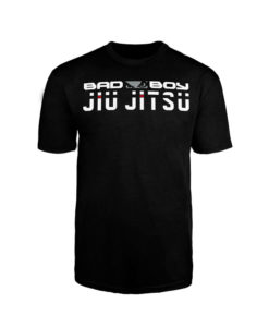 t-shirt bad boy jiu jitsu discipline noir 1